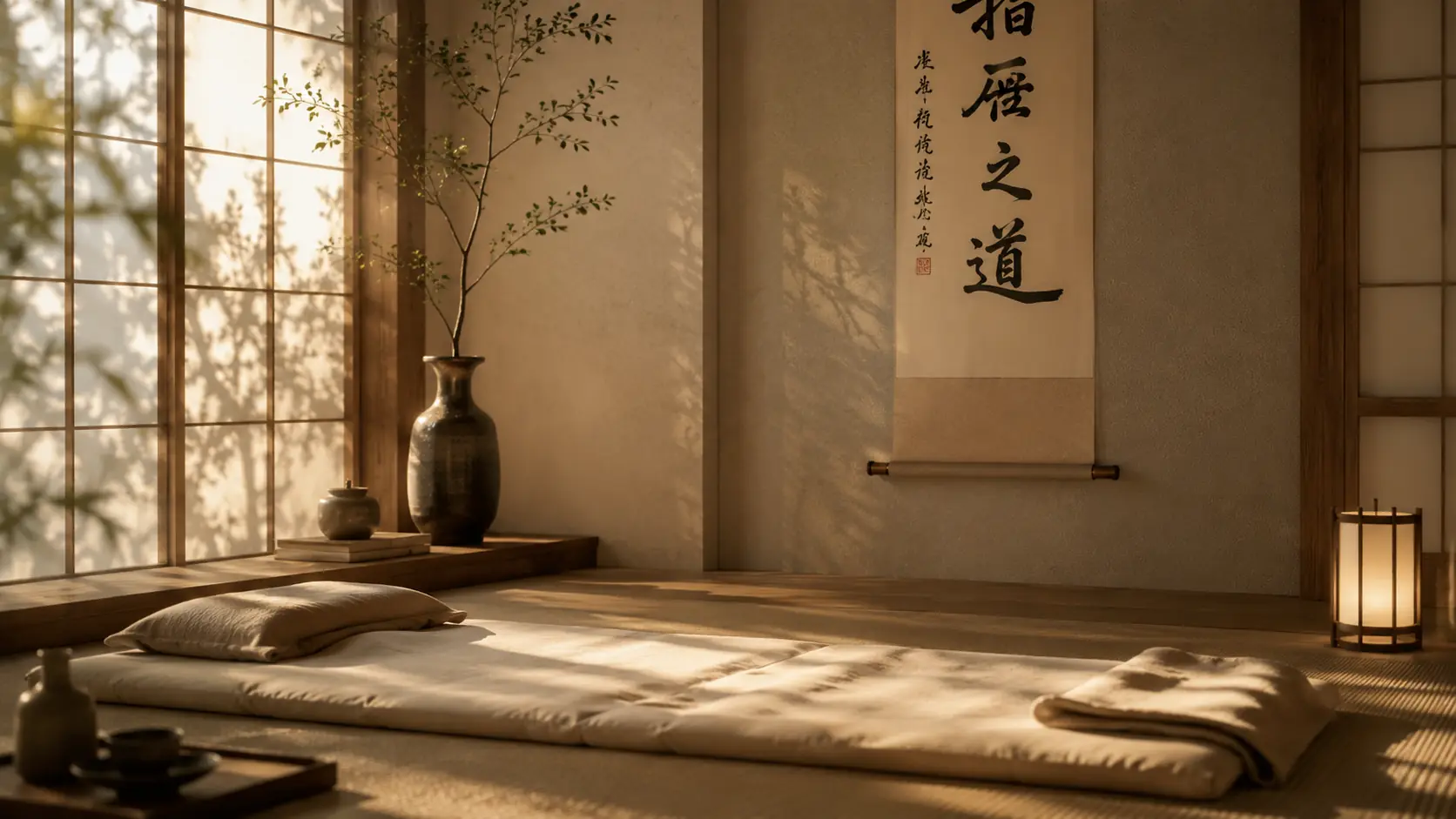 Ambiente ispirato alle origini tradizionali dello Shiatsu