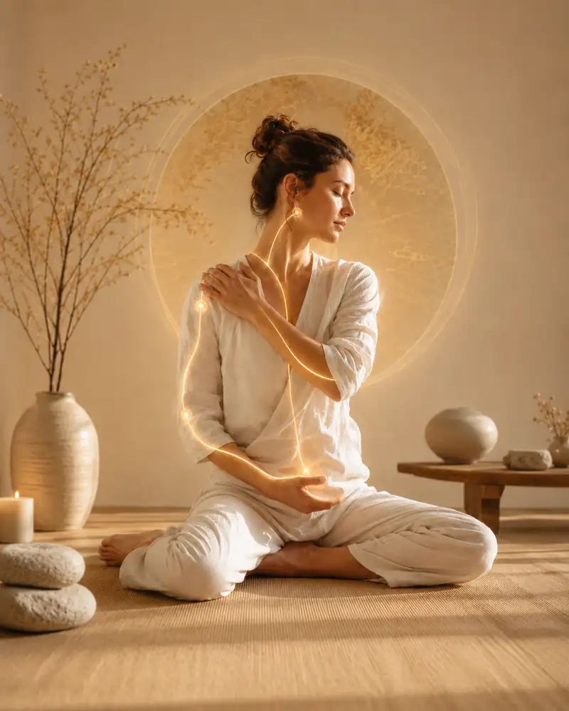 Spazio essenziale per la pratica personale di Do-In e Shiatsu
