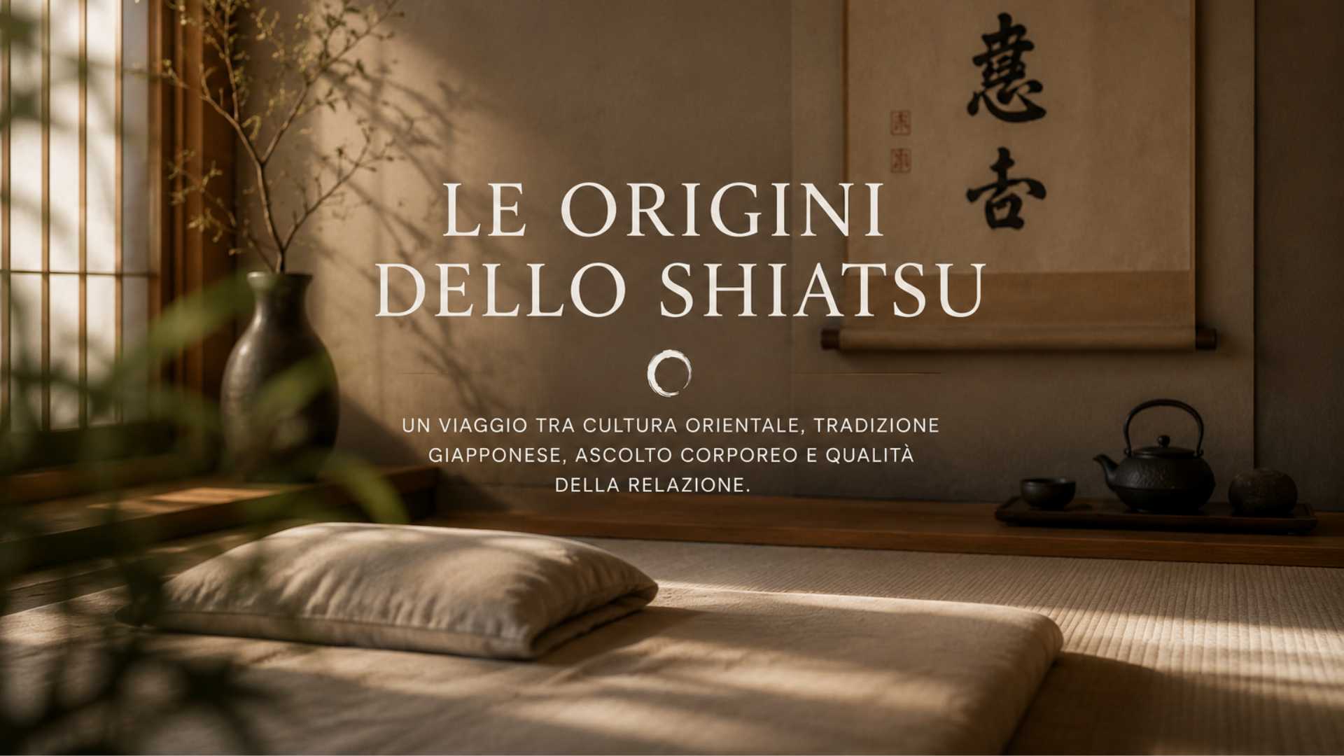 Origini dello Shiatsu | Cultura, ascolto e tradizione | Alberto Scattarelli