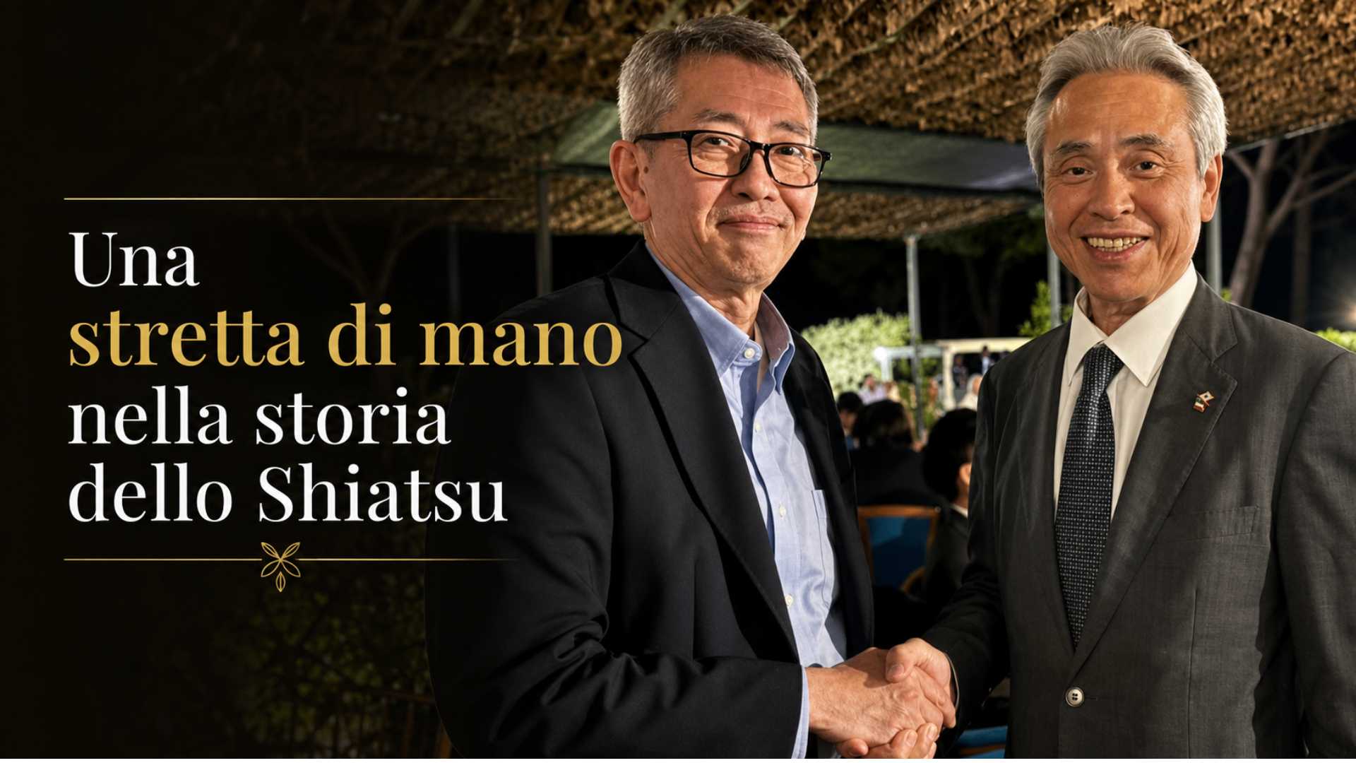 Una stretta di mano nella storia dello Shiatsu